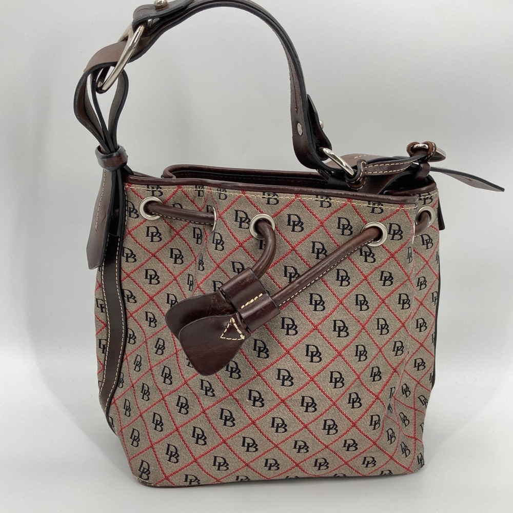 Dooney & Bourke Brown Monogram Shoulder Bag
